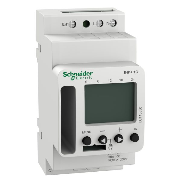 CCT15550 Acti9 IHP+ 1C (24h/7d) SMARTe programmable time switch