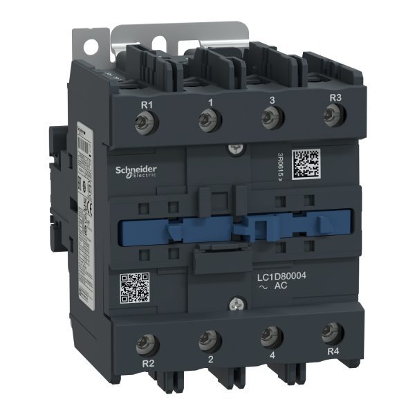 LC1D80004M7 TeSys D contactor - 4P(4 NO) - AC-1 - <= 440 V 125 A - 220 V AC 50/60 Hz coil