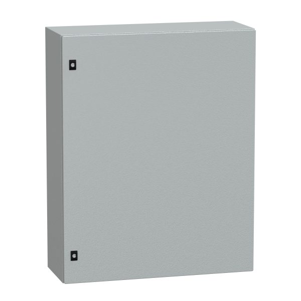 NSYCRN108300P Spacial CRN plain door with mount.plate. H1000xW800xD300 IP66 IK10 RAL7035..