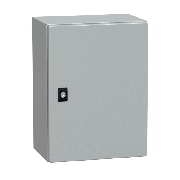 NSYCRN43200 Spacial CRN plain door w/o mount.plate. H400xW300xD200 IP66 IK10 RAL7035..