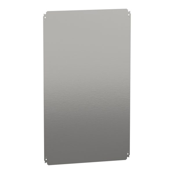 NSYMM106 Plain mounting plate H1000xW600mm made of galvanised sheet steel