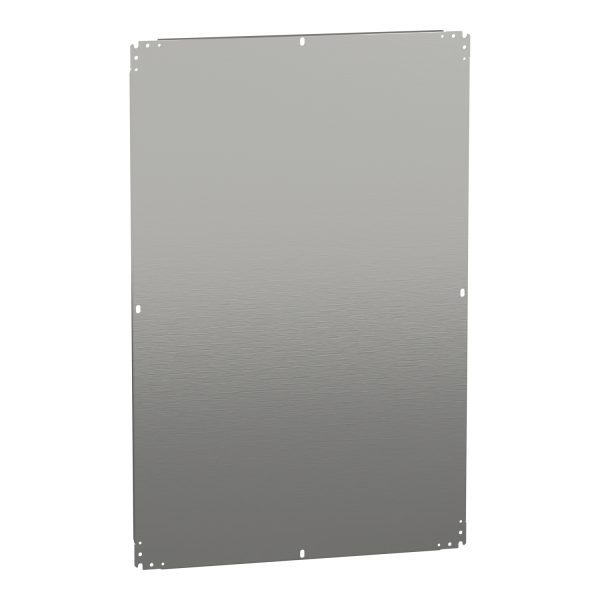 NSYMM128 Plain mounting plate H1200xW800mm made of galvanised sheet steel