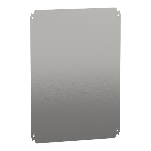 NSYMM75 Plain mounting plate H700xW500mm made of galvanised sheet steel