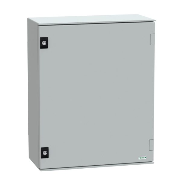 NSYPLM54G wall-mounting enclosure polyester monobloc IP66 H530xW430xD200mm