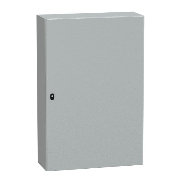 NSYS3D12830 Spacial S3D plain door w/o mount.plate. H1200xW800xD300 IP66 IK10 RAL7035.