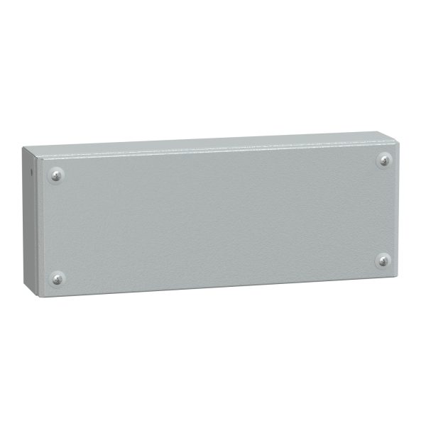 NSYSBM15408 Metal industrial box plain door H150xW400xD80 IP66 IK10 RAL 7035